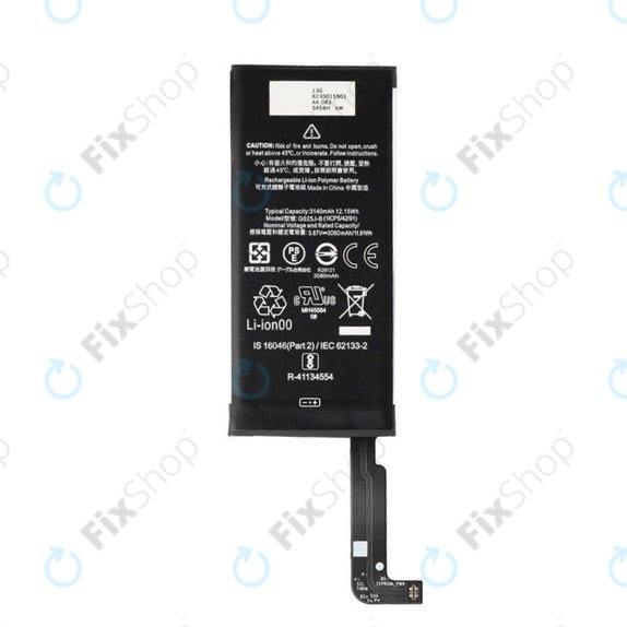Batteria per Google Pixel 4a 4G, G025J-B, 3140mAh