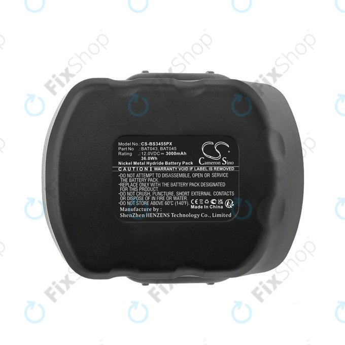Batteria per Bosch 12V, BAT043, BAT045, 3000mAh