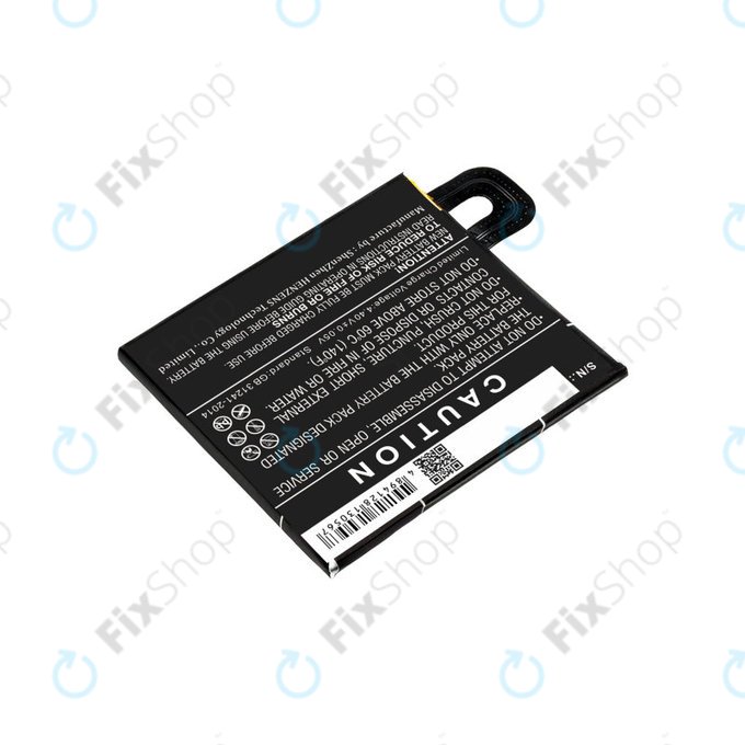 Batteria per Google Pixel 2 G011A, 2700mAh, Li-Pol, 3.85 V, G011A-B, HQ