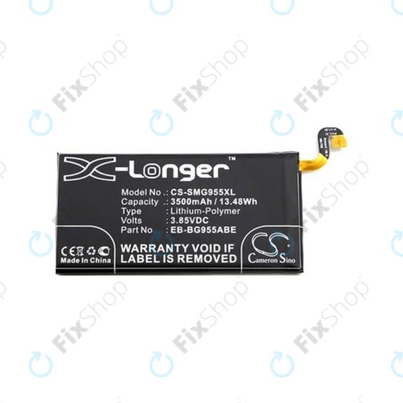 Batteria per Samsung S8 Plus G955F, EB-BG955ABE, 3500mAh, HQ