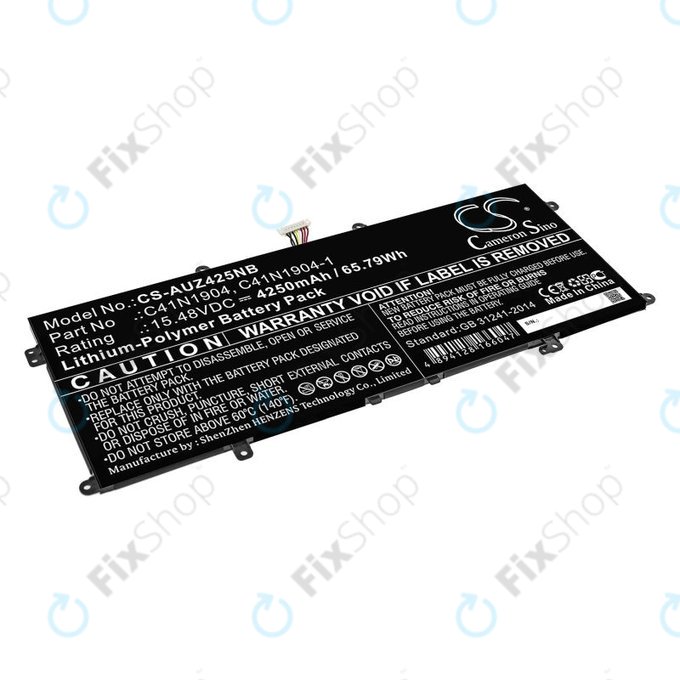 Batteria per Asus Zenbook 13, Zenbook 14, C41N1904, Li-Pol, 4250mAh, 15.48V, HQ
