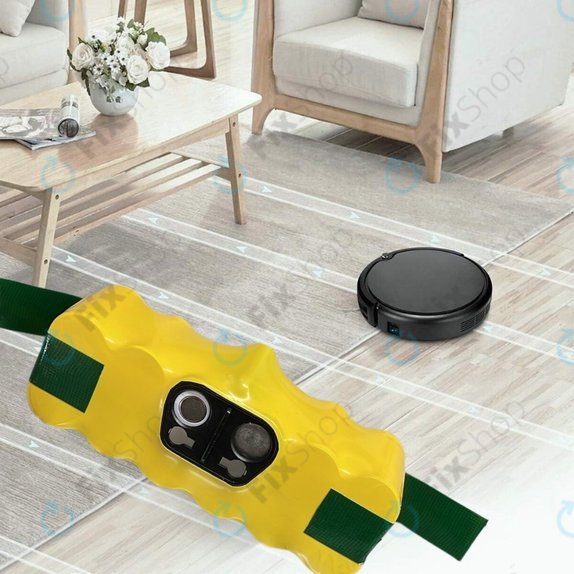 Batteria per iRobot Roomba 500, 600, 700, 800, 900-seriess, R3, Scooba 450, Vileda 137173, 11702, GD-Roomba-500, VAC-500NMH-33, Ni-MH, 3300mAh, 14.4V