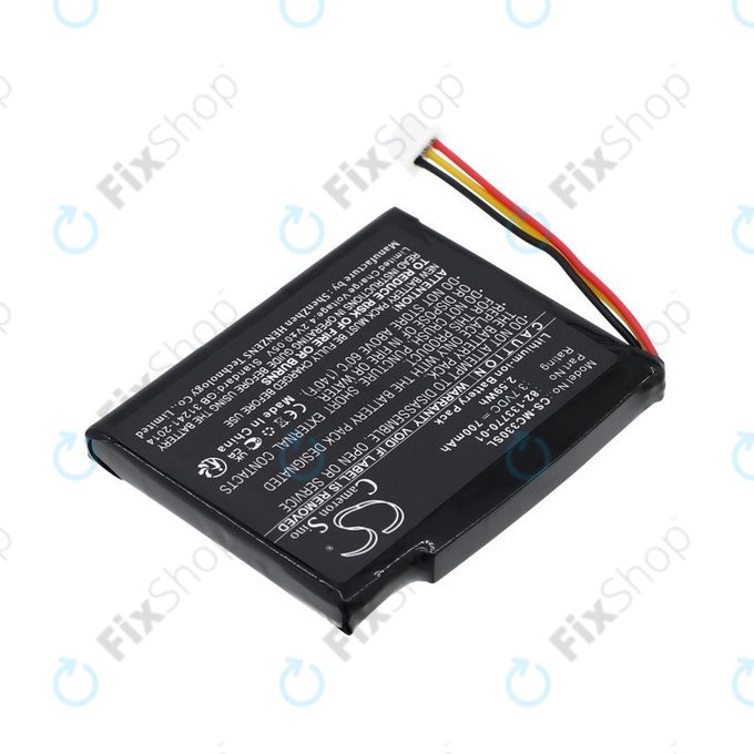 Batteria per Motorola CS3070, CS3300, Zebra CS3070, 82-133770-01, Li-Ion, 700mAh, 3.7V, HQ