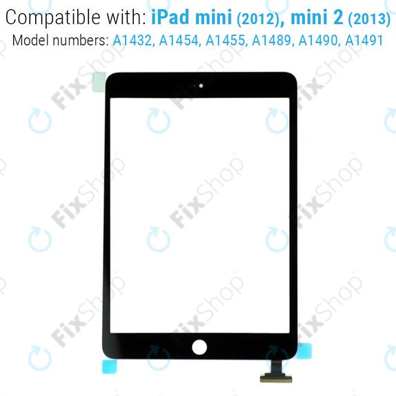 Vetro touch per iPad Mini, Mini 2, Black