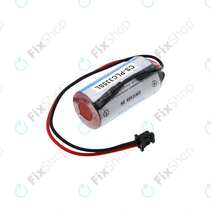 Batteria per Mitsubishi CR17335SE-R, Sanyo GT15-BAT, Li-MnO2, Q6BAT, 1800mAh, 3V, HQ