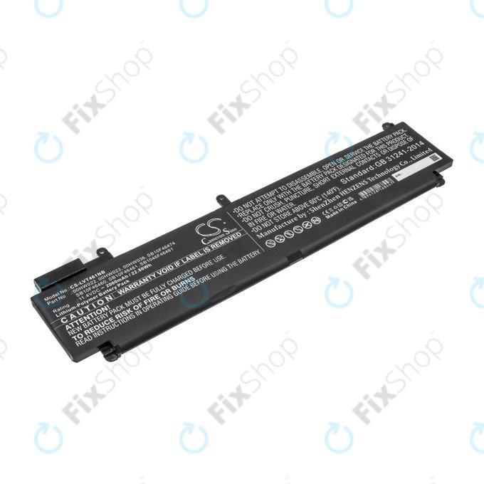 Batteria per Lenovo ThinkPad T460s, T470s, 00HW022, Li-Pol, 2000mAh, 11.4V, HQ