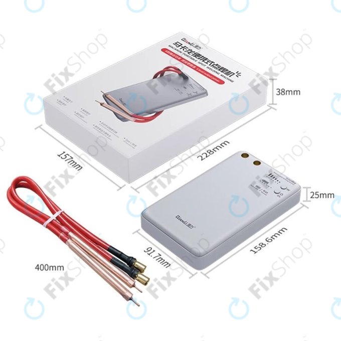 Set microsaldatore a punti per riparazione flex batteria per iPhone 11 - 12 Pro Max, QianLi Macaron