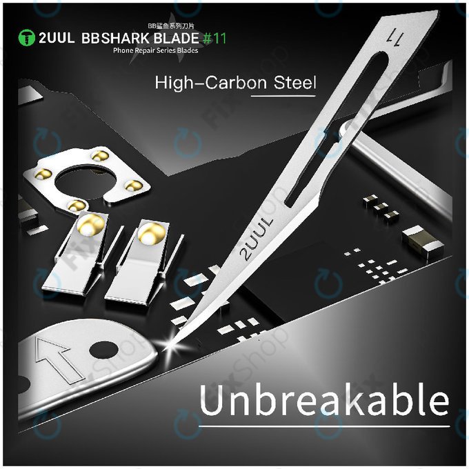 Lame Shark n. 11 BB 100 pz/scatola, 2UUL DA18