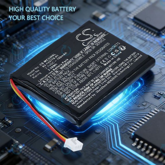 Batteria per Motorola CS3070, CS3300, Zebra CS3070, 82-133770-01, Li-Ion, 700mAh, 3.7V, HQ