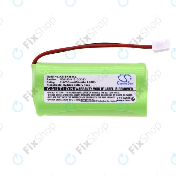 Batteria per Gigaset A12, A140, A160, AL140, AS140, V30145-K1310-X383, Ni-MH, 650mAh, 2.4V, HQ