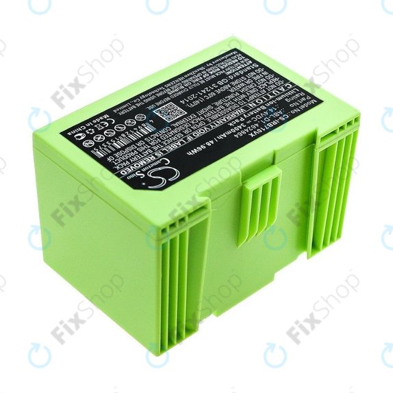 Batteria per iRobot Roomba e-seriess, i-seriess, ABL-D1, 4624864, ABL-D2, Li-Ion, 3400mAh, 14.4V, HQ