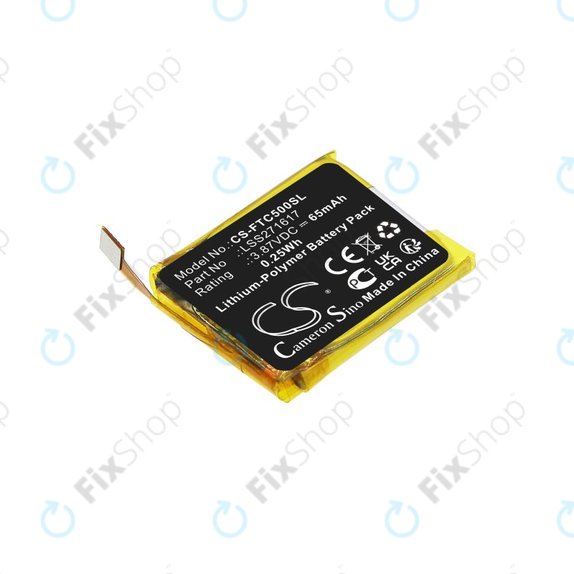 Batteria per Fitbit Charge 5, LSS271617, Li-Pol, 65mAh, 3.87V, HQ