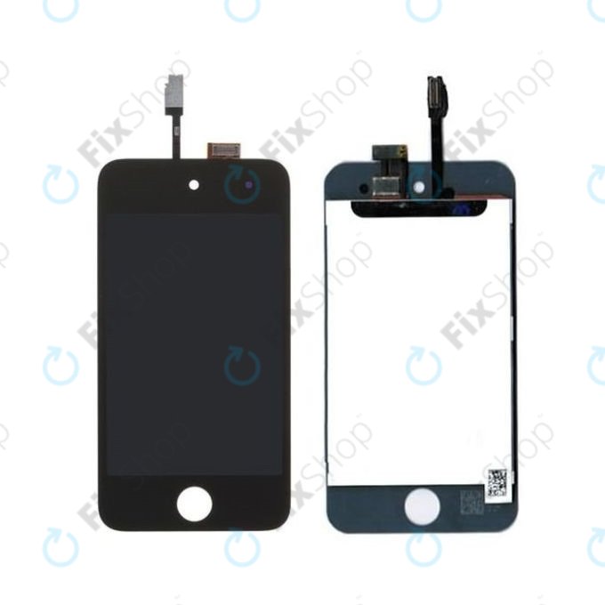 Schermo LCD per iPod Touch (4th Gen), Black, Vetro touch con cornice