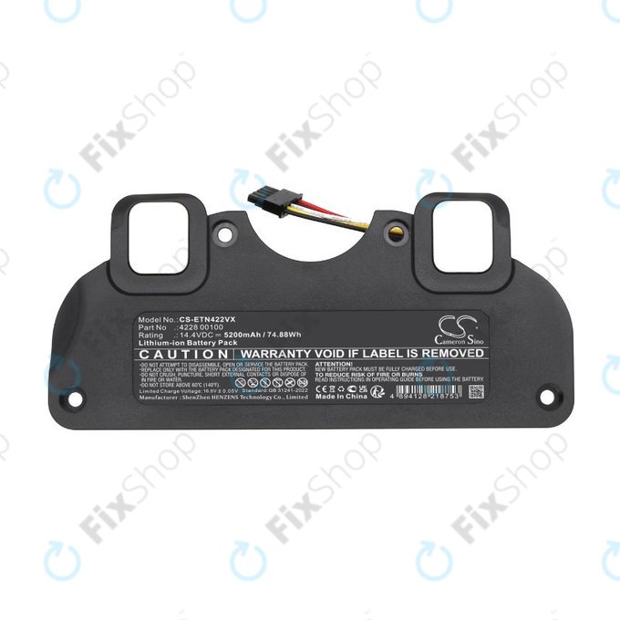 Batteria per ETA 4228 Navaggio Profi, 4228 00100, Li-Ion, 5200mAh, 14.4V, HQ
