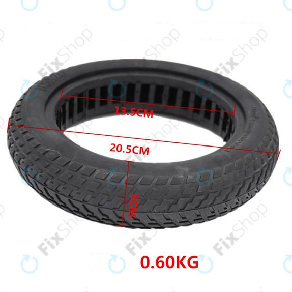 Pneumatico tubeless pieno resistente per Xiaomi Mi Electric Scooter 1S, 2, M365, Essential, Pro, Pro 2, Black