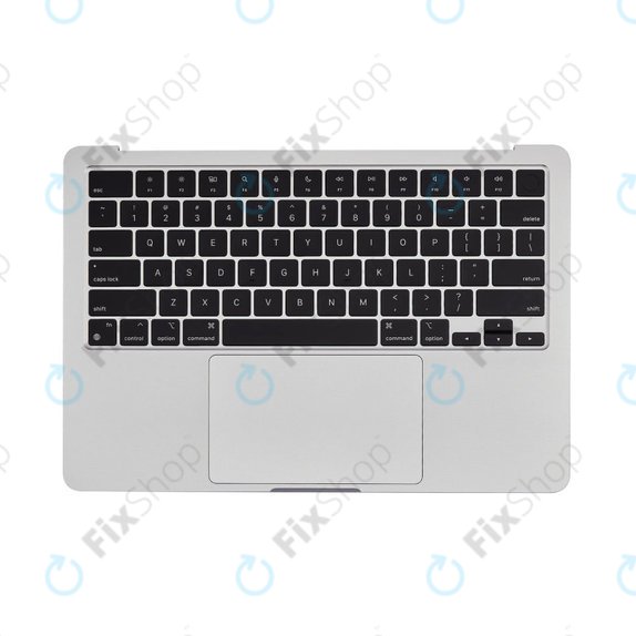 Top case con tastiera US e batteria per MacBook Air 13", A3113 (2024), Silver, 661-40228, Genuine Apple