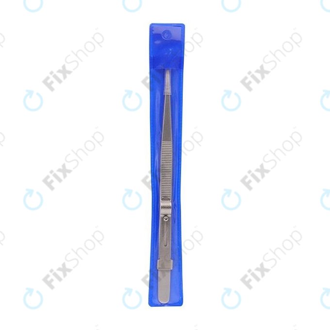 Pinzetta professionale in acciaio inox con punta dritta 163 mm