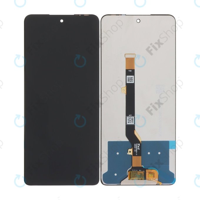 Schermo LCD per Infinix Hot 40, 40 Pro, Tecno Spark 20 Pro, Vetro touch senza cornice