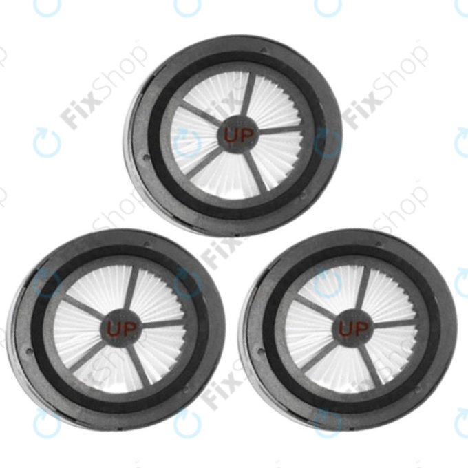 3 pezzi per Proscenic P10, P11, U11 - Filtro HEPA (Black)