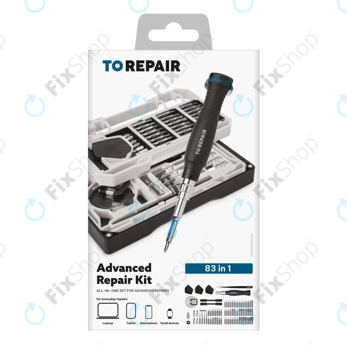 Kit riparazione avanzato con inserti magnetici 83 in 1, SBS