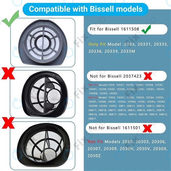 Filtro 2033 per Bissell FeatherWeight