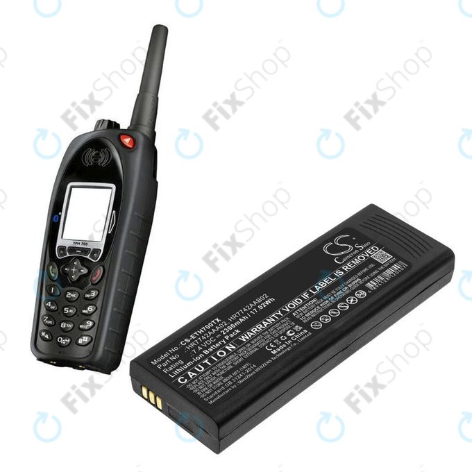 Batteria per EADS P3G, TPH700, HR7742AAA02, Li-Ion, 2300mAh, 7.4V, HQ