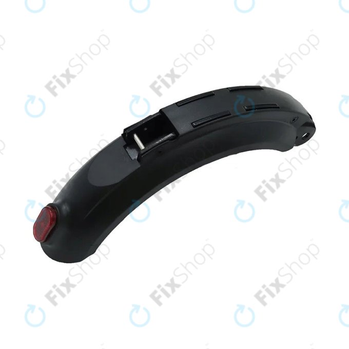 Parafango posteriore con luce e cavo per Kugoo S1, S1 Pro, S2, S3, Black