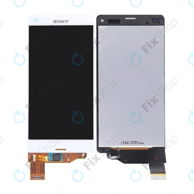 Schermo LCD per Sony Xperia Z3 Compact D5803, White, Vetro touch senza cornice