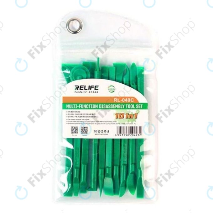 Set di strumenti ad alta durezza per smontaggio 10in1, Green, Relife RL-049C
