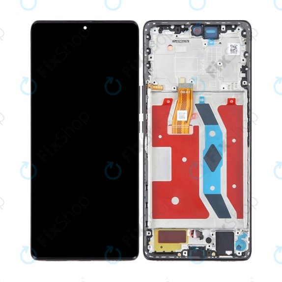 Schermo OLED per Honor Magic5 Lite RMO-NX3, Midnight Black, Vetro touch con cornice