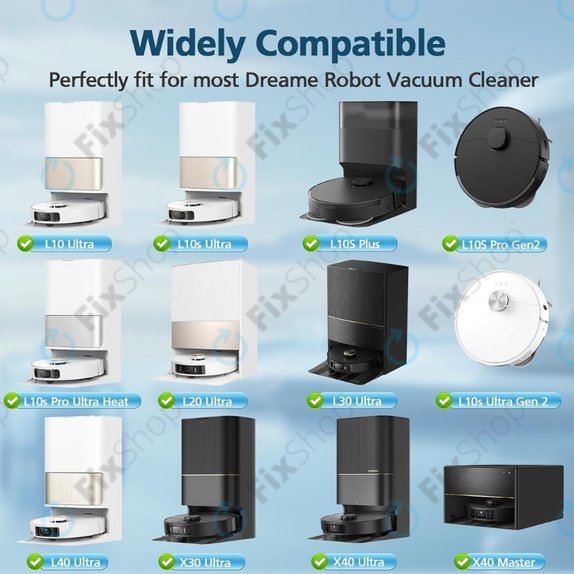 Panno lavapavimenti, 2 pz. per Xiaomi Dreame X40 Ultra, L40 Ultra, L10s Ultra, Pro Gen2, Mova E30 Ultra