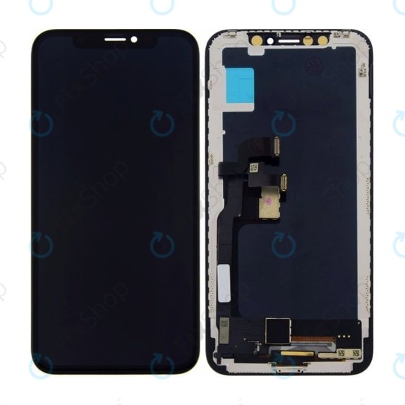 Schermo In-Cell per iPhone X, Vetro touch con cornice, FixPremium