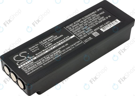 Batteria per Scanreco 590, 592, RSC7220, Ni-MH, 2000mAh, 7.2V, HQ