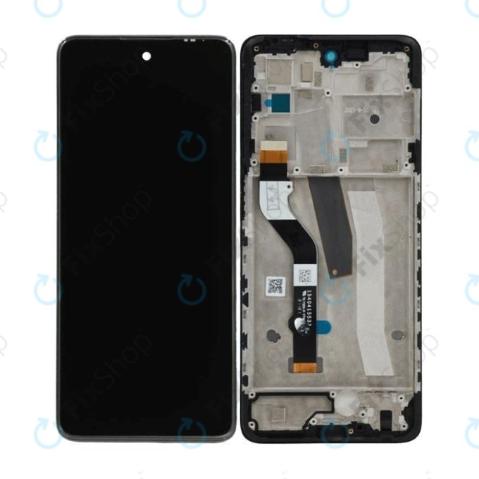 Schermo per Motorola Moto G51 XT220, Vetro touch con cornice