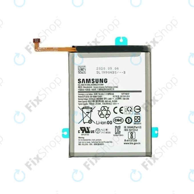 Batteria per Samsung M51 M515F, EB-BM415ABY, GH82-23569A, 7000mAh, Genuine Service Pack