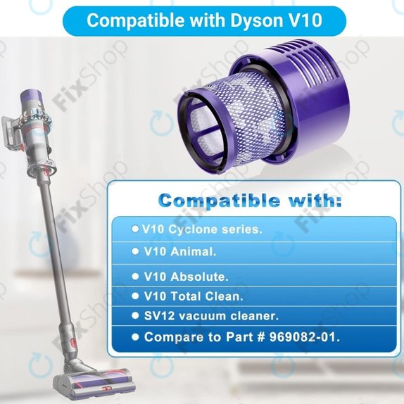 Filtro polvere per Dyson V10