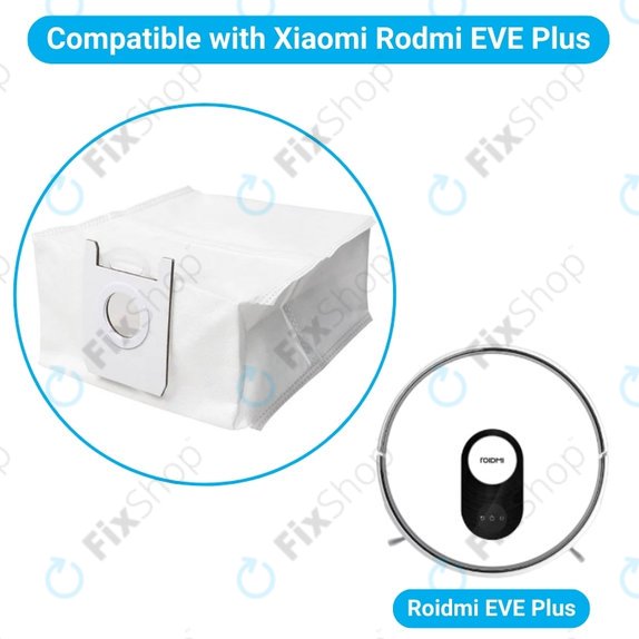 Sacchetto per aspirapolvere, 2 pz. per Roidmi EVE Plus