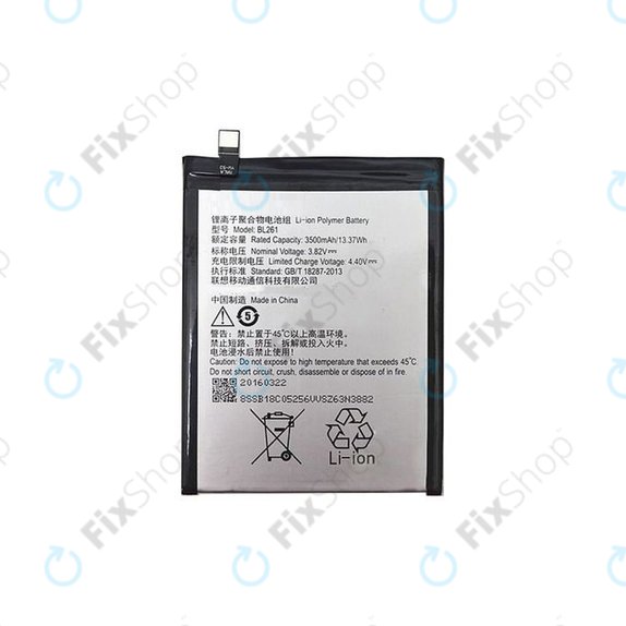 Batteria per Lenovo VIBE K5 Note A7020a40, BL261, 3500mAh