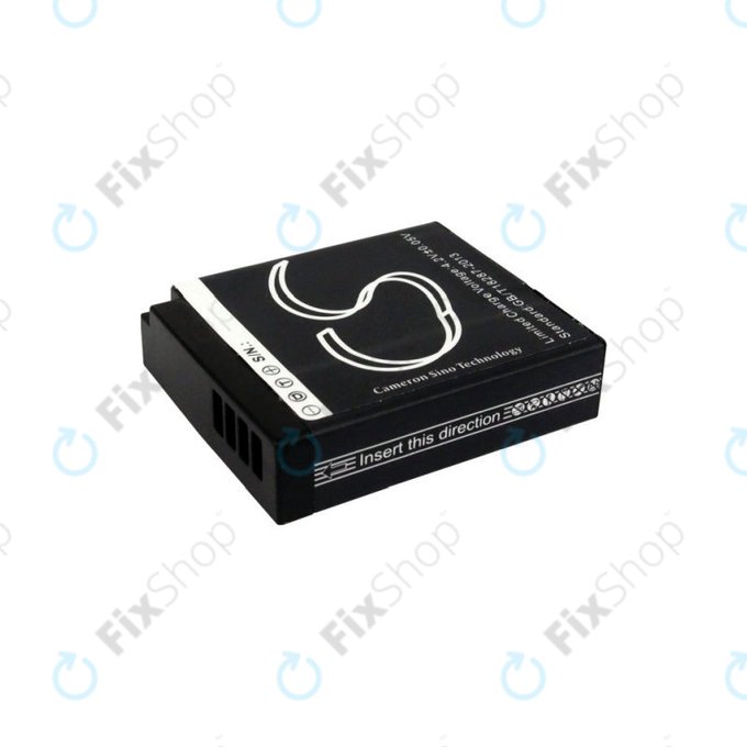 Batteria per Panasonic Lumix DMC, DMW-BLH7, Li-Ion, 600mAh, 7.2V, HQ