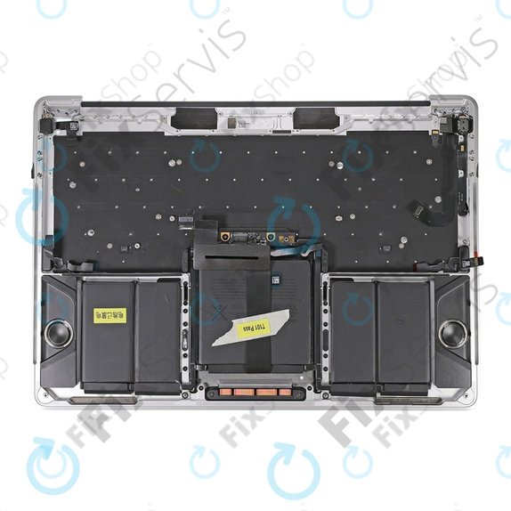 Top case con tastiera US, microfono, trackpad e altoparlanti per MacBook Pro 13" A1706 (Late 2016 - Mid 2017), Silver