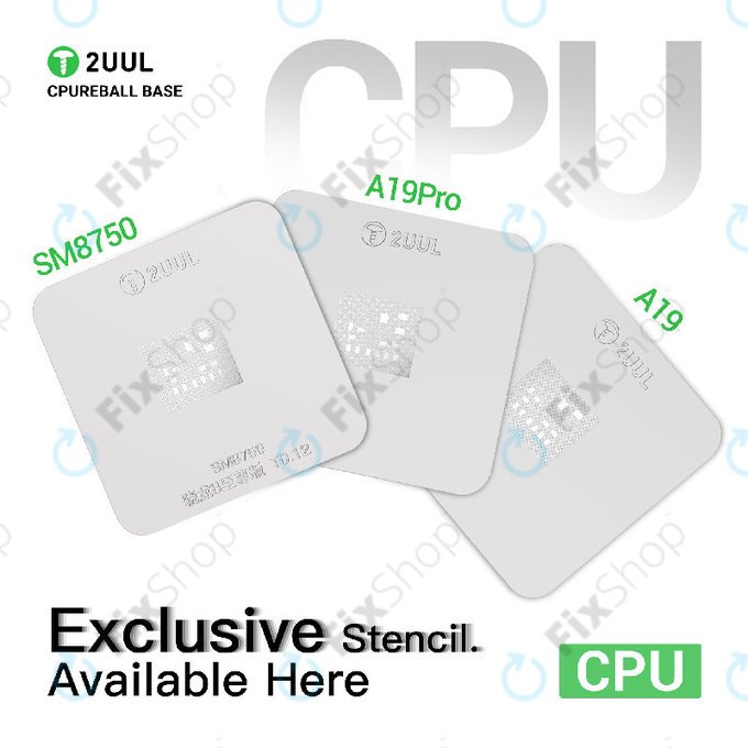 Piattaforma base per reballing CPU, 2UUL BH17