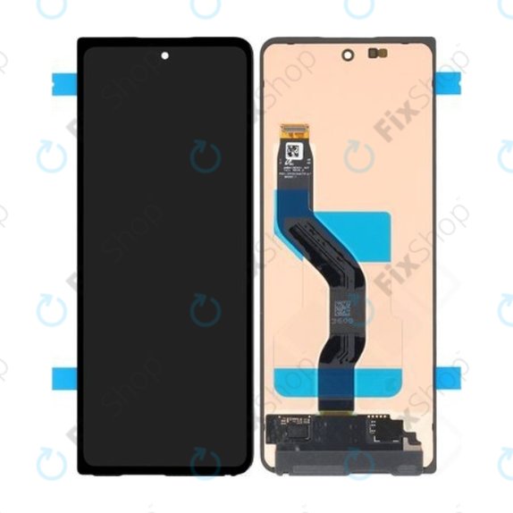 Schermo per Samsung Z Fold 5 F946B, Vetro touch senza cornice, External, GH82-31849A, Genuine Service Pack