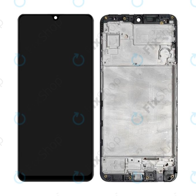 Schermo OLED per Samsung M32 M325F, Vetro touch con cornice