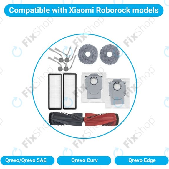 Set completo per Xiaomi Roborock Qrevo, Qrevo Curv, Qrevo Edge, Qrevo 5AE