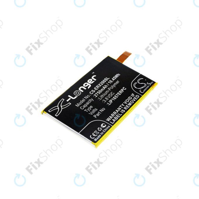 Batteria per Sony Xperia XZ2 Compact, 2750mAh, Li-Pol, 3.8 V, LIP1657ERPC, HQ