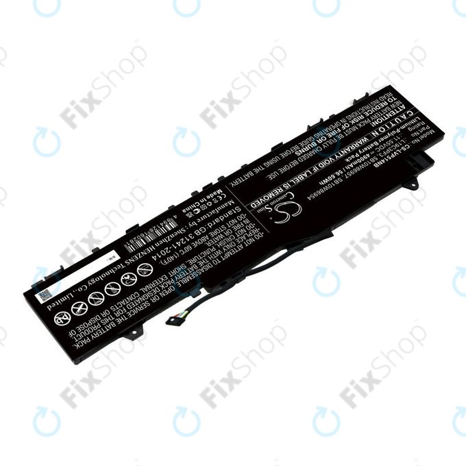 Batteria per Lenovo Ideapad 5 14, Xiaoxin Air 14 2020, 5B10W86957, Li-Pol, 4900mAh, 11.55V, HQ