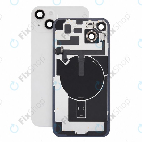 Vetro scocca posteriore per iPhone 14 Plus, Starlight, Pulled A