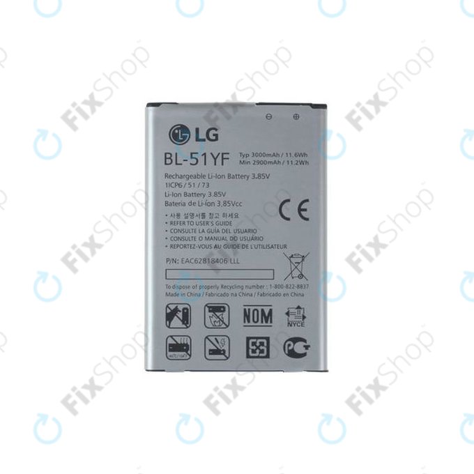 Batteria per LG G4 H815, BL-51YF, 3000mAh
