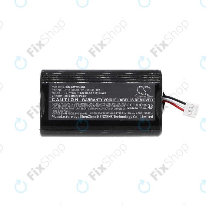 Batteria per Sonos Roam, 111-00005, Li-Ion, 5200mAh, 3.7V, HQ