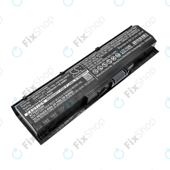 Batteria per HP 17, Omen 17, Pavilion 17, 849571-221, Li-Ion, 4400mAh, 11.1V, HQ